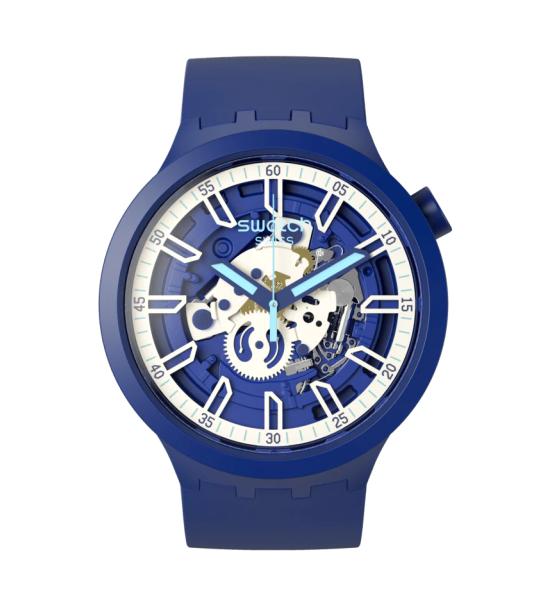 SWATCH BIG BOLD ISWATCH BLUE 47MM SB01N102