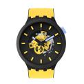 SWATCH BIG BOLD MUSTARD SKIES SB03B109