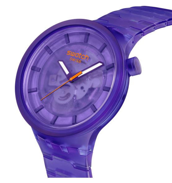 SWATCH BIG BOLD PURPLE JOY 47MM SB05V103