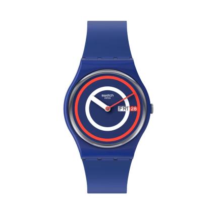 SWATCH BLUE TO BASICS 34MM SO28N703