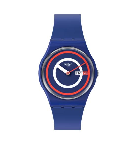 SWATCH BLUE TO BASICS 34MM SO28N703