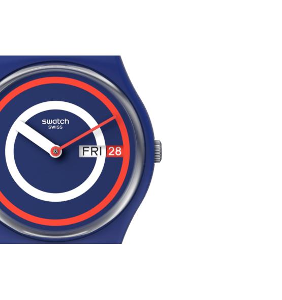 SWATCH BLUE TO BASICS 34MM SO28N703