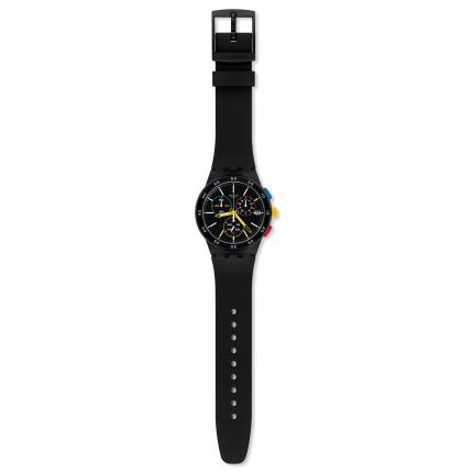 SWATCH CHRONO PLASTIC BLACK-ONE SUSB416
