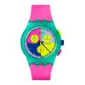 SWATCH CHRONO PLASTIC NEON FLASH ARROW 42MM SUSG408