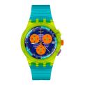 SWATCH CHRONO PLASTIC NEON WAVE 42MM SUSJ404