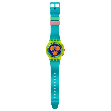 SWATCH CHRONO PLASTIC NEON WAVE 42MM SUSJ404