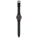 SWATCH CIRCLING BLACK 34MM SO28B706