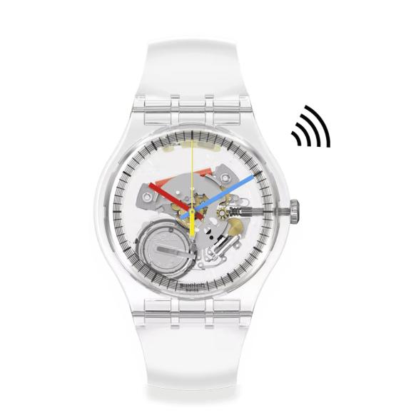 SWATCH CLEARLY NEW GENT PAY! SO29K115-5300