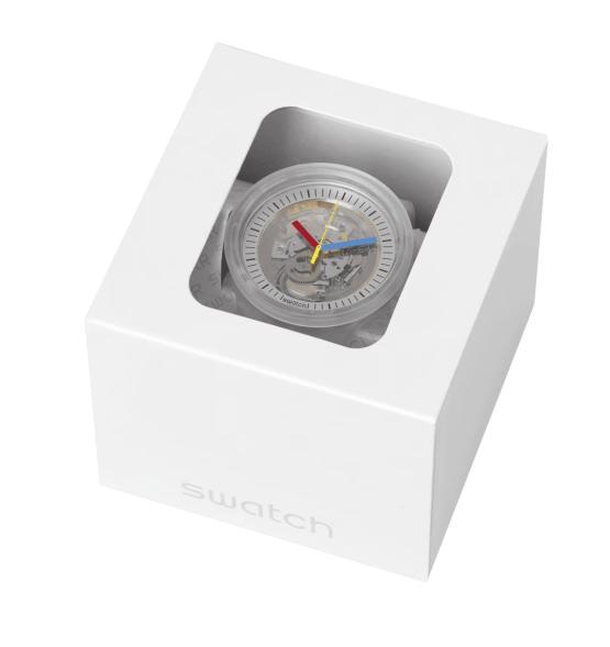SWATCH BIG BOLD CLEARLY PAY! 47 MM
