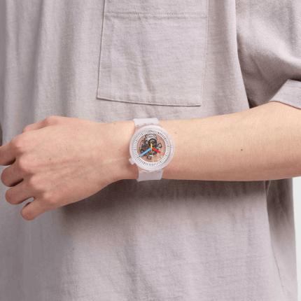 SWATCH BIG BOLD CLEARLY PAY! 47 MM