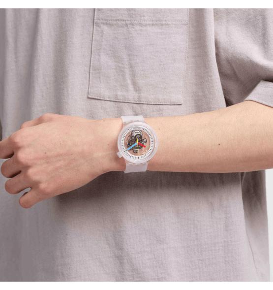 SWATCH BIG BOLD CLEARLY PAY! 47 MM