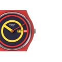 SWATCH CONCENTRIC RED 34MM SO28R702