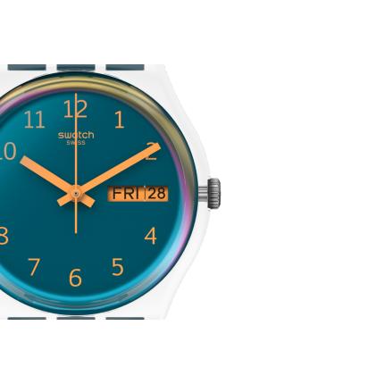 SWATCH GENT BLUE AWAY 34MM SO28K700