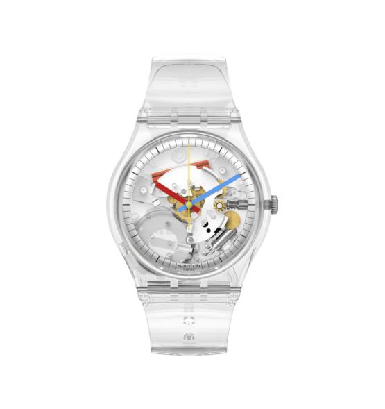 SWATCH GENT CLEARLY GENT 34MM SO28K100-S06