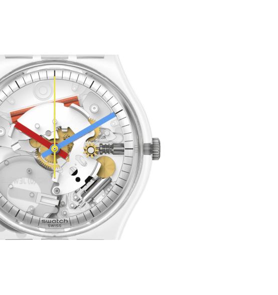 SWATCH GENT CLEARLY GENT 34MM SO28K100-S06