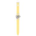 SWATCH GENT CLEARLY YELLOW STRIPED 34MM GE291
