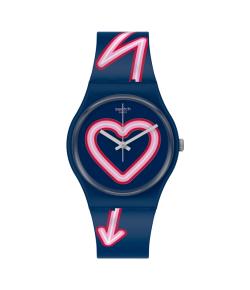 SWATCH GENT FLASH OF LOVE 34MM GN267