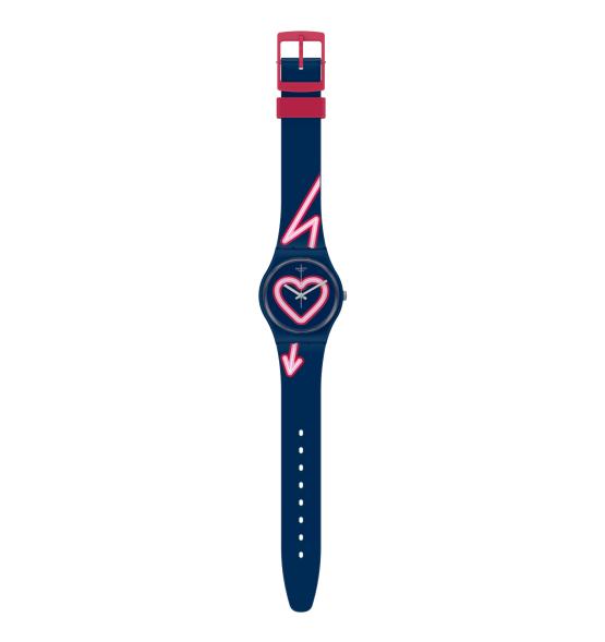SWATCH GENT FLASH OF LOVE 34MM GN267