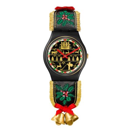 SWATCH GENT GOLDEN MERRY 34MM SO28B115