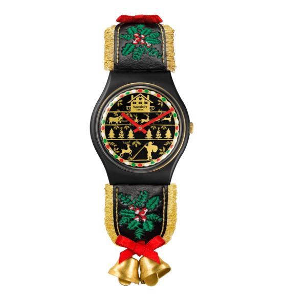 SWATCH GENT GOLDEN MERRY 34MM SO28B115