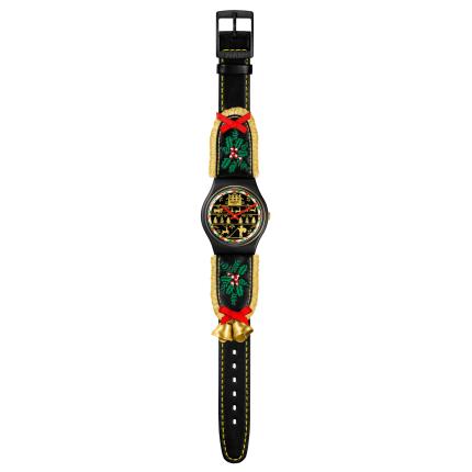 SWATCH GENT GOLDEN MERRY 34MM SO28B115