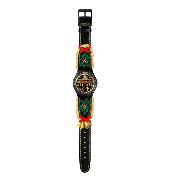 SWATCH GENT GOLDEN MERRY 34MM SO28B115