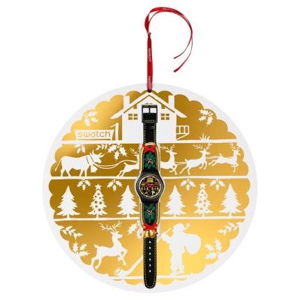 SWATCH GENT GOLDEN MERRY 34MM SO28B115