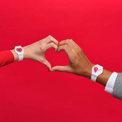 SWATCH GENT LOVE O'CLOCK GW718