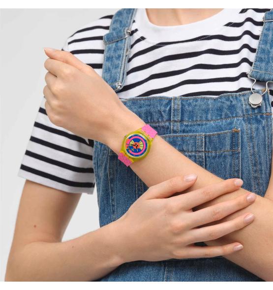 SWATCH GENT SHADES OF NEON 34MM SO28J700