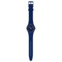 SWATCH GENT SILVER IN BLUE GN416
