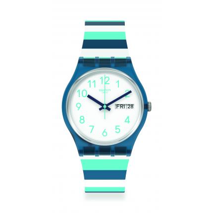 SWATCH GENT STRIPED WAVES GN728