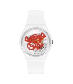 SWATCH GENT TIME TO RED SMALL 34MM SO31W104