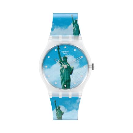 SWATCH GENT X MOMA NEW YORK BY TADANTORI YOKOO 34MM GZ351