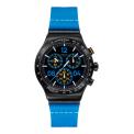 SWATCH IRONY MOMENTS IN BLUE 43MM YVB100