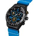 SWATCH IRONY MOMENTS IN BLUE 43MM YVB100