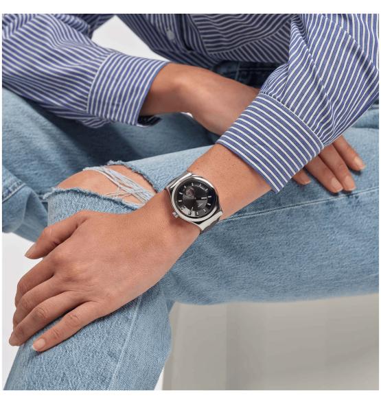 SWATCH IRONY PETITE SECONDE BLACK 42MM SY23S400