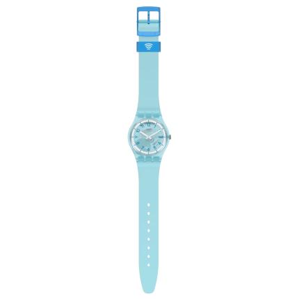 SWATCH LIGHTBLUE PAY! 34MM SVHS100-5300