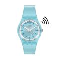 SWATCH LIGHTBLUE PAY! 34MM SVHS100-5300
