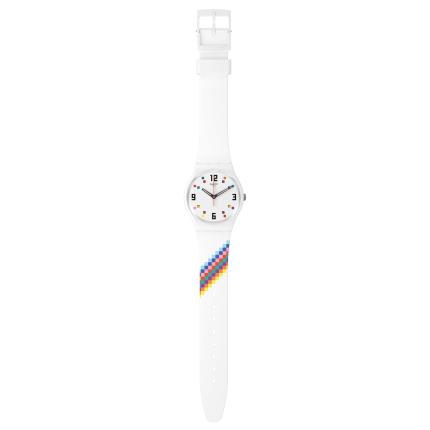 SWATCH MERRY-GO-ROUND SQUARES 34MM SO28W700