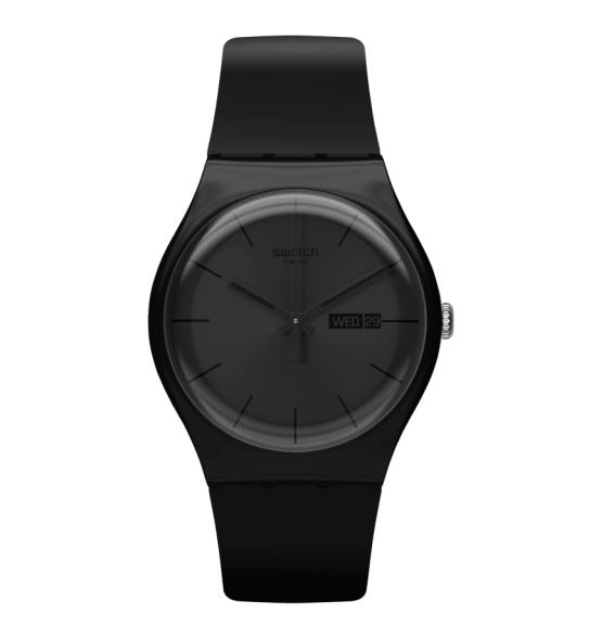 SWATCH NEW GENT BLACK REBEL AGAIN 41MM SO29B706