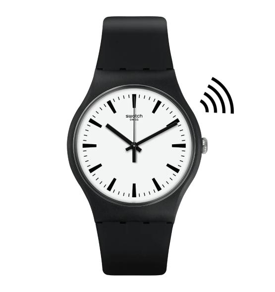 SWATCH NEW GENT BLACKBACK PAY! 41MM SVIB105-5300