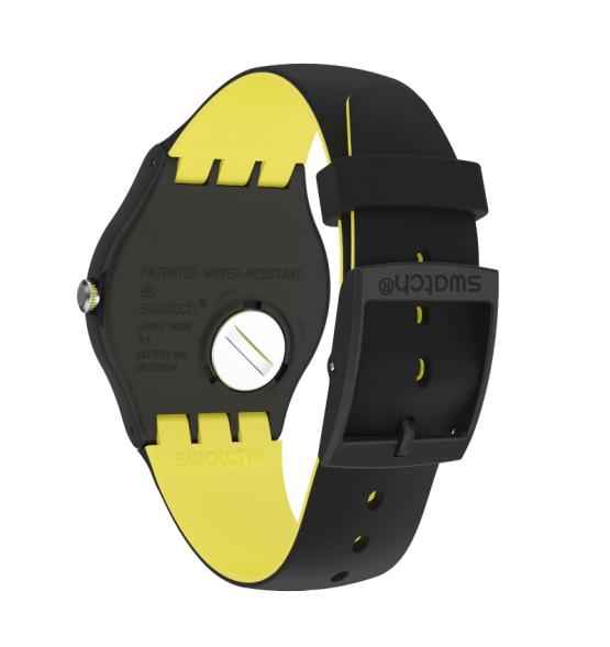 SWATCH NEW GENT BLACKNYELLOW SUOB184