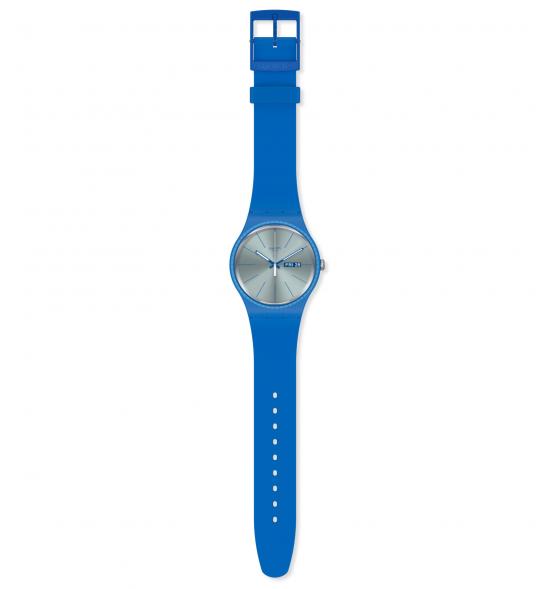 SWATCH NEW GENT BLUE RAILS SUON714