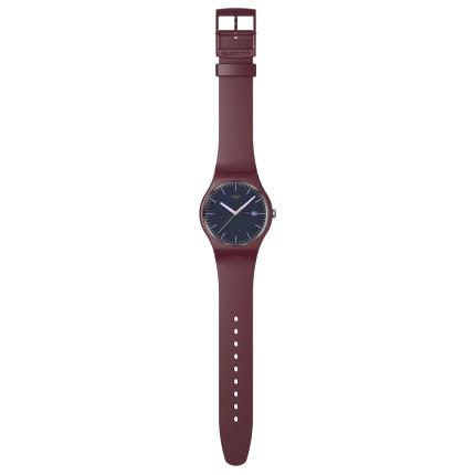 SWATCH NEW GENT BURGUNDY BERRY41MM SO29R707