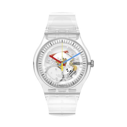 SWATCH NEW GENT CLEARLY NEW GENT 41MM SO29K100