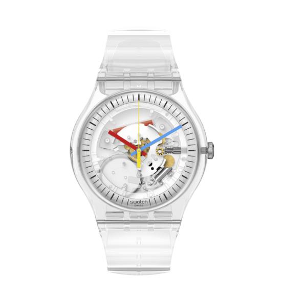 SWATCH NEW GENT CLEARLY NEW GENT 41MM SO29K100
