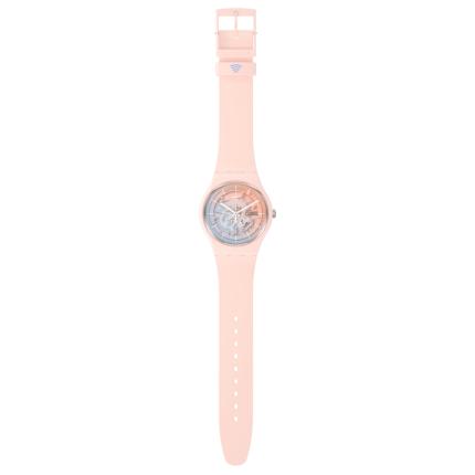 SWATCH NEW GENT FLEETINGLY PINK PAY! 41MM SO32P103-5300