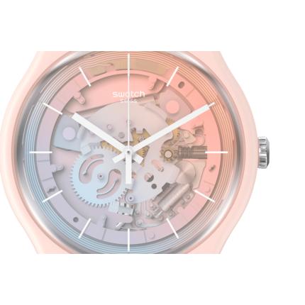 SWATCH NEW GENT FLEETINGLY PINK PAY! 41MM SO32P103-5300