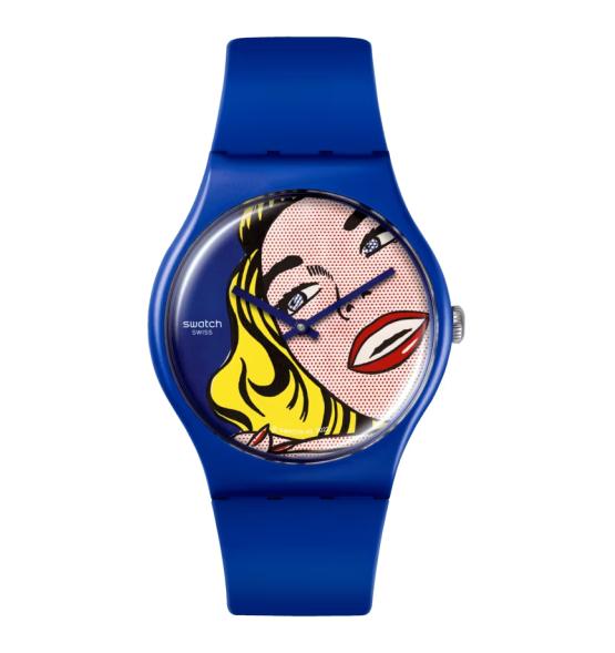 SWATCH NEW GENT GIRL BY ROY LICHTENSTEIN, THE WATCH 41MM SUOZ352