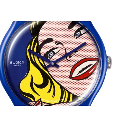 SWATCH NEW GENT GIRL BY ROY LICHTENSTEIN, THE WATCH 41MM SUOZ352